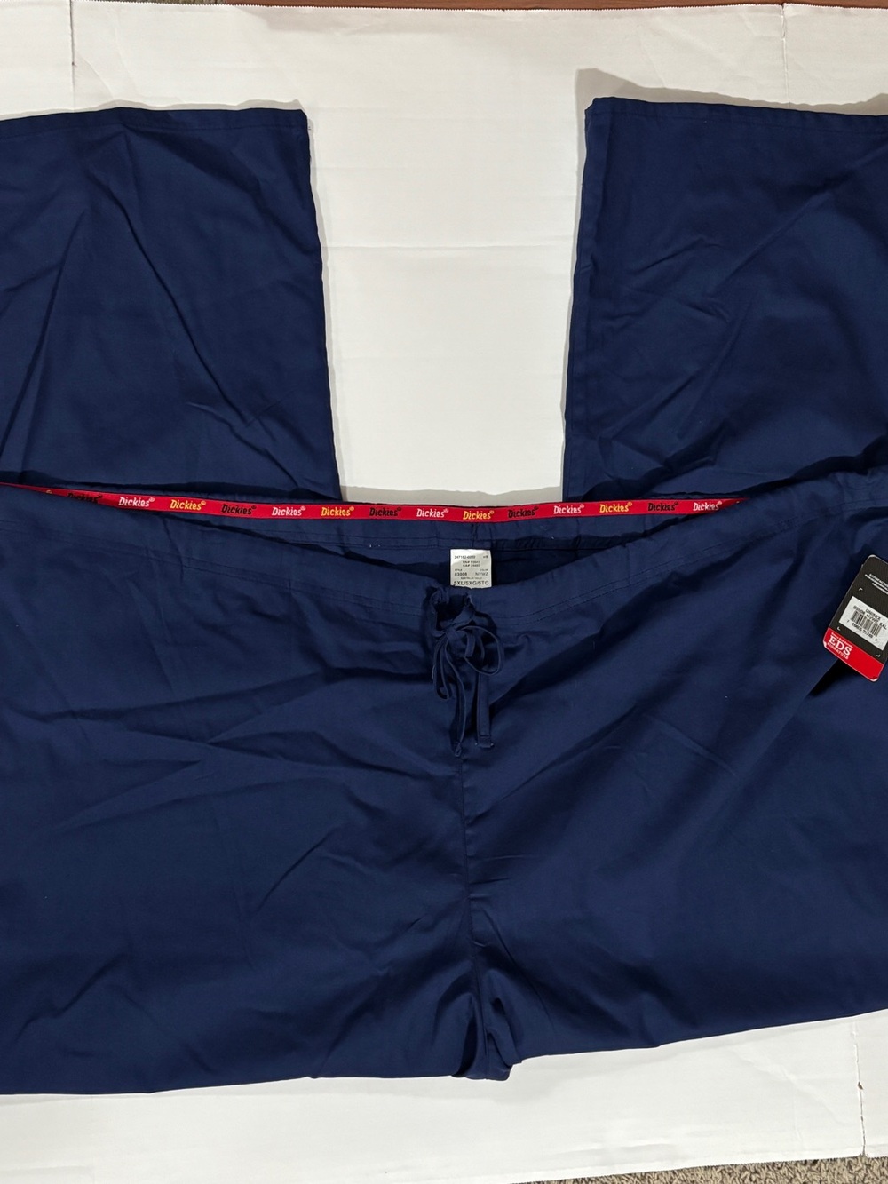 Dickies EDS Signature Scrub Pants 5XL Navy NWT Unisex Drawstring Medical